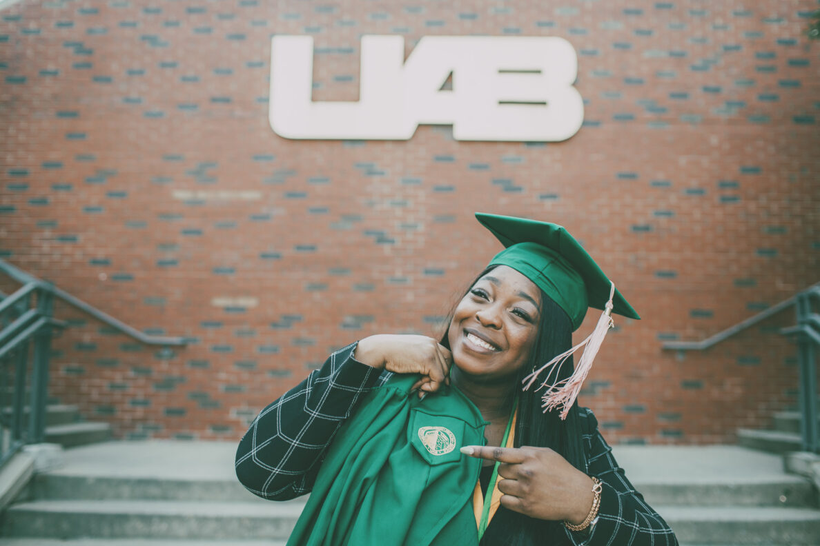 Mercy's UAB Graduation Portraits Birmingham, Alabama