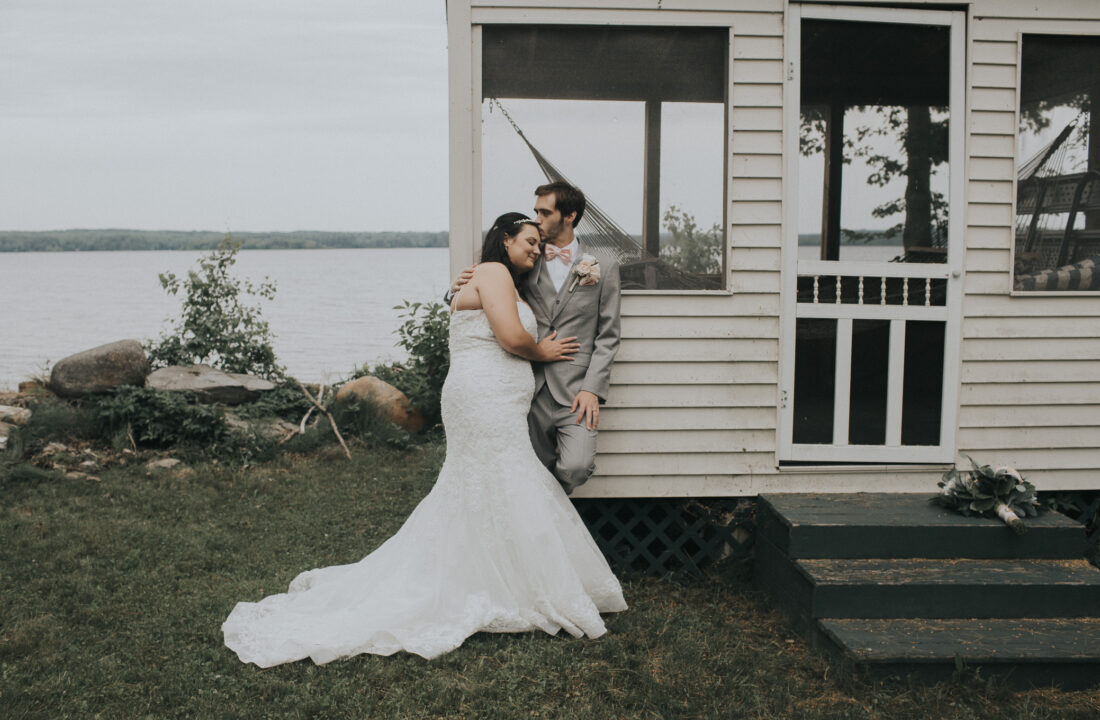 Maine Elopement Wedding on Unity Pond