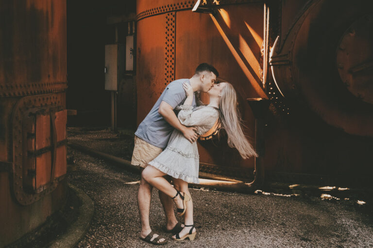 Sloss Furnaces Engagement Photos