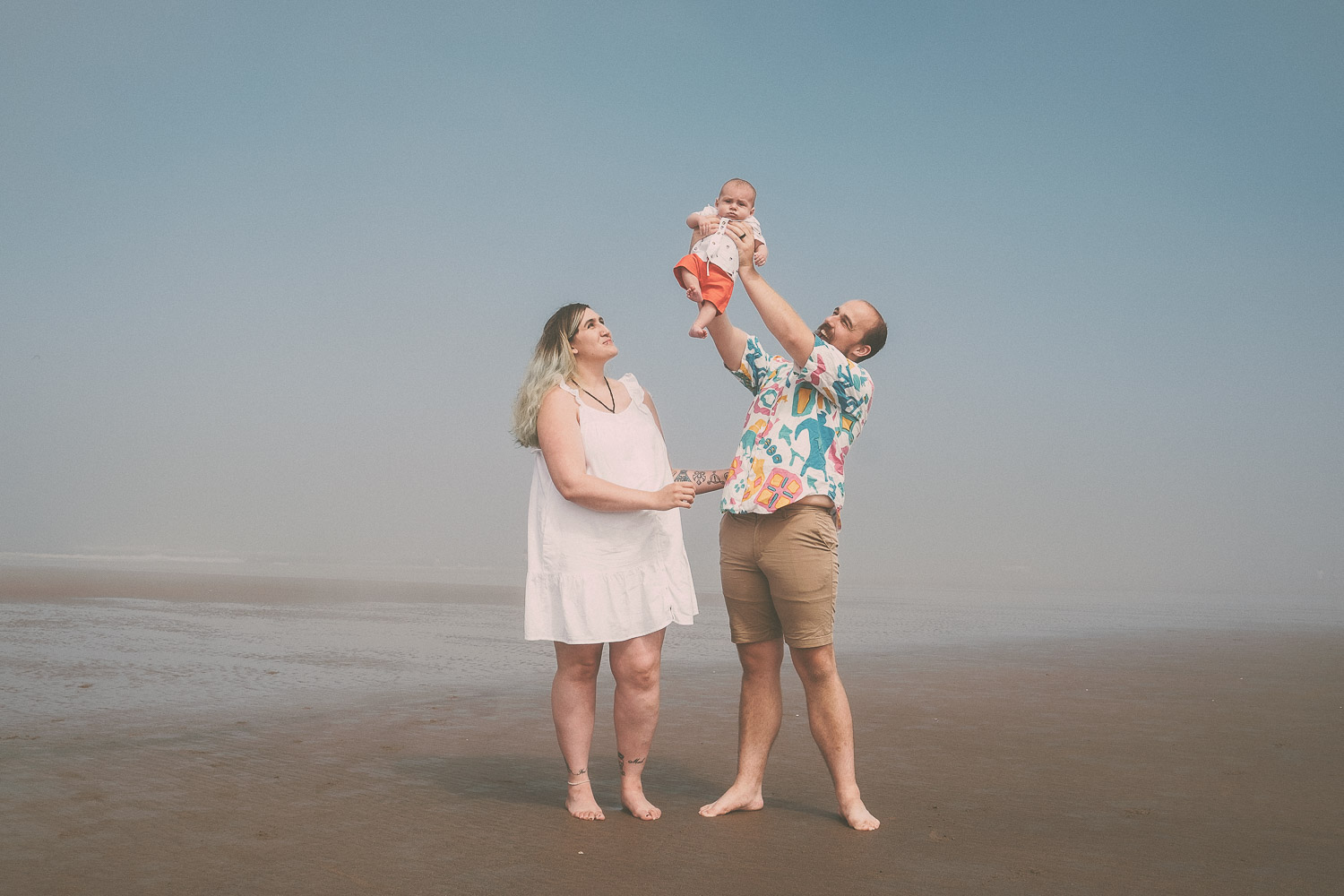 Cannon Beach Oregon Family Engagement Photography