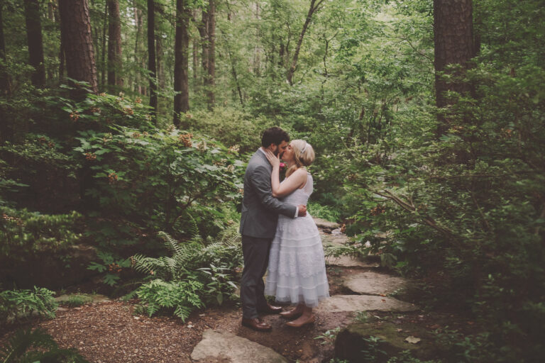 Garvan Woodland Gardens Micro-wedding elopement photography in Hot Springs, Arkansas