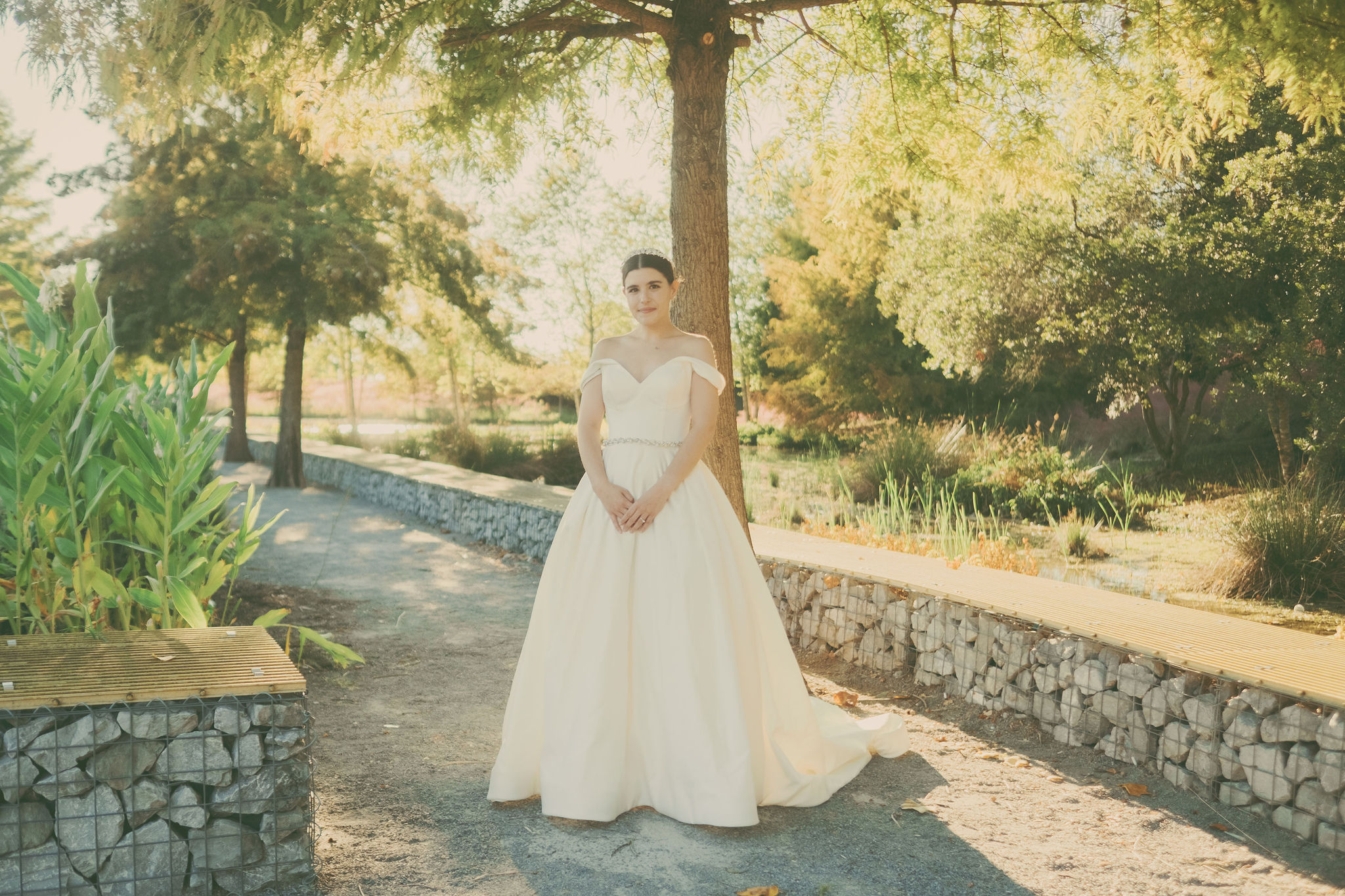 Railroad Park Bridal Portraits in Birmingham Alabama