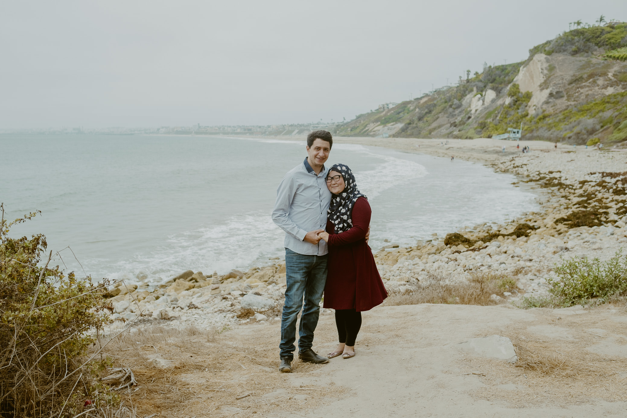 Palos Verdes Estates Bluff Cove Roessler Point Southern California Engagement Photography