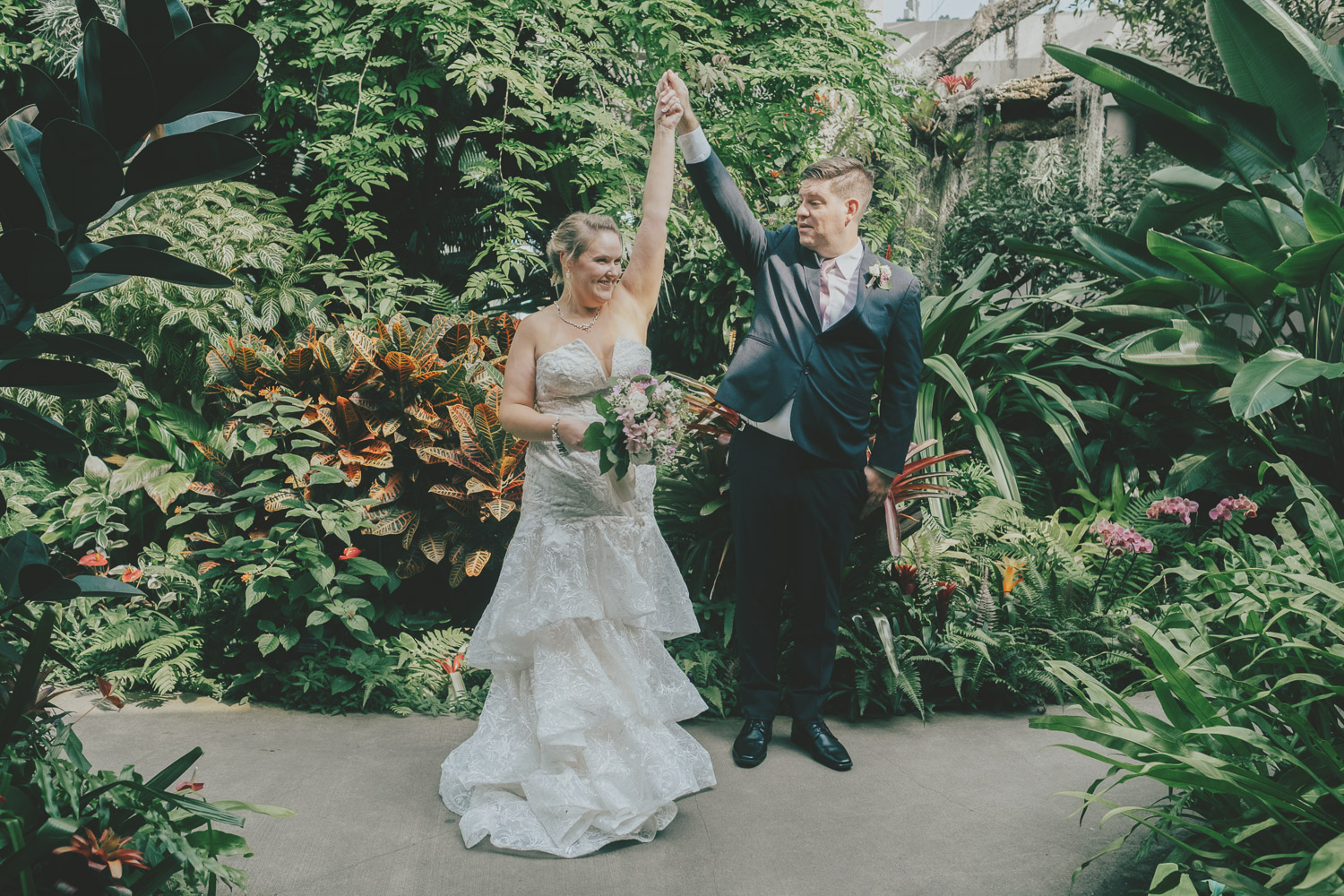 San Antonio Botanical Garden Texas Wedding Elopement Photography