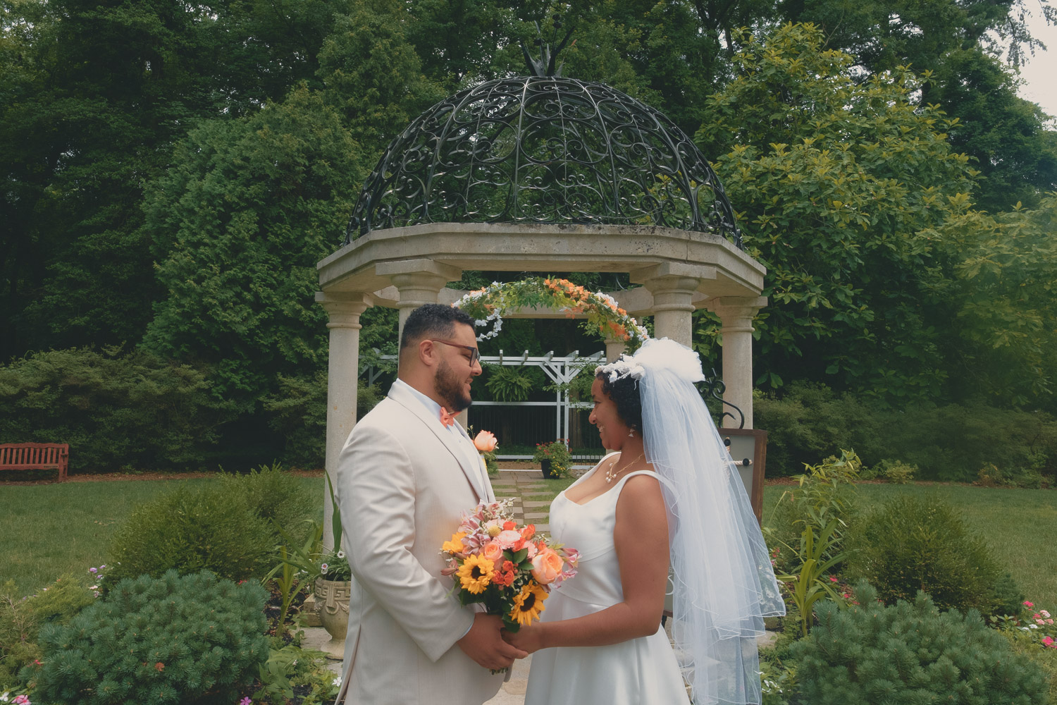 Sayen House and Gardens Hamilton New Jersey Wedding Elopement Photography