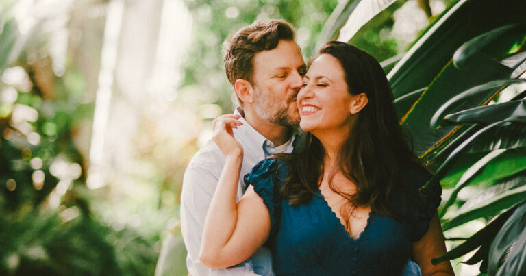 Megan + Michael | On Film | Birmingham Botanical Gardens | Birmingham, Alabama